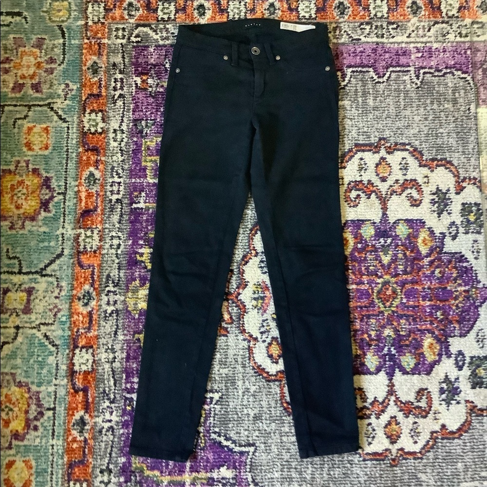 Benetton | Sisley Black Super Skinny Fit Pants Size 26